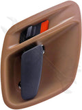 APDTY 92761 Interior Door Handle - Front Left, Rear Left - Brown (Camel)