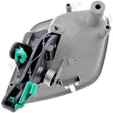 APDTY 92763 Interior Door Handle - Front Left, Rear Left - Gray