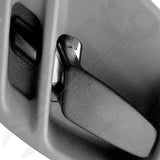 APDTY 92763 Interior Door Handle - Front Left, Rear Left - Gray