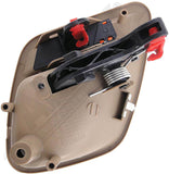 APDTY 92766 Interior Door Handle - Front Right, Rear Right - Beige (Pebble Beige
