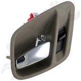 APDTY 92774 Int Door Handle Front Right, Rear Right Chrome Lever Taupe Housing