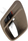 APDTY 92775 Interior Door Handle - Front Left, Rear Left - Gray Lever