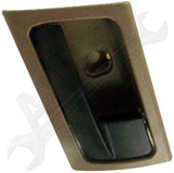 APDTY 92789 Interior Door Handle - Front RH - Black Lever+Brown Housing (Parchme