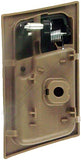 APDTY 92789 Interior Door Handle - Front RH - Black Lever+Brown Housing (Parchme