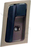 APDTY 92793 Interior Door Handle - Front LH - Black Lever+Brown Housing (Parchme