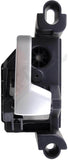 APDTY 92798 Interior Door Handle - Front Right - Silver Lever (Painted)