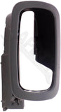 APDTY 92902 Interior Door Handle - Front Right - Chrome Lever+Black Housing