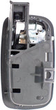 APDTY 92902 Interior Door Handle - Front Right - Chrome Lever+Black Housing