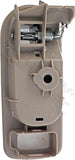 APDTY 92920 Interior Door Handle - Rear Right - Chrome Lever+Light Gray (Titaniu