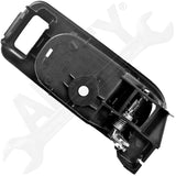 APDTY 92922 Interior Door Handle - Rear Right - Chrome Lever+Black housing (Ebon