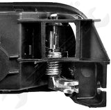 APDTY 92922 Interior Door Handle - Rear Right - Chrome Lever+Black housing (Ebon