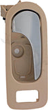 APDTY 92926 Interior Door Handle - Rear Right - Chrome Lever+Beige Housing (Neut