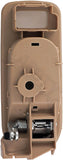 APDTY 92926 Interior Door Handle - Rear Right - Chrome Lever+Beige Housing (Neut