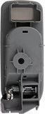 APDTY 92928 Interior Door Handle - Rear Right - Chrome Lever+Gray Housing