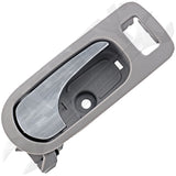 APDTY 92930 Interior Door Handle - Front Right - Chrome Lever+Light Gray (Titani