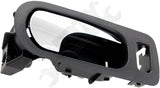 APDTY 92932 Interior Door Handle - Front Right - Chrome Lever+Black housing (Ebo