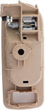 APDTY 92935 Interior Door Handle - Front Left - Chrome Lever+Beige Housing (Neut