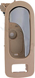 APDTY 92936 Interior Door Handle - Front Right - Chrome Lever+Beige Housing (Neu