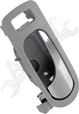 APDTY 92937 Interior Door Handle - Front Left - Chrome Lever+Gray Housing