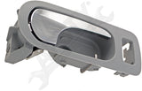 APDTY 92938 Interior Door Handle - Front Right - Chrome Lever+Gray Housing