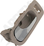 APDTY 92939 Interior Door Handle - Front Left - Chrome Lever+Light Gray (Titaniu