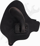 APDTY 92963 Interior Door Handle - Front Left, Rear Left - Texture Black