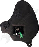 APDTY 92963 Interior Door Handle - Front Left, Rear Left - Texture Black