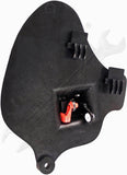 APDTY 92964 Interior Door Handle - Front Right, Rear Right - Texture Black