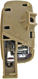 APDTY 92965 Interior Door Handle - Front Left - Chrome Lever+Beige Housing (Neut