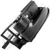APDTY 92997 Interior Door Handle - Front Left, Rear Left - Texture Black