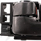 APDTY 92997 Interior Door Handle - Front Left, Rear Left - Texture Black