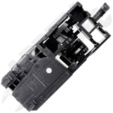 APDTY 92998 Interior Door Handle - Front Right, Rear Right - Texture Black