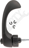 APDTY 93100 Interior Door Handle Textured Black
