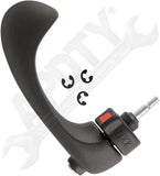 APDTY 93100 Interior Door Handle Textured Black