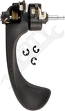 APDTY 93100 Interior Door Handle Textured Black