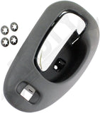 APDTY 93101 Interior Door Handle Textured Black W/o Lock