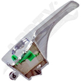 APDTY 93107 Interior Door Handle Chrome Lever, Woodgrain Housing