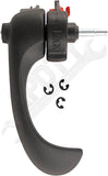 APDTY 93109 Interior Door Handle Chrome