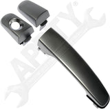 APDTY 93123 Exterior Door Handle Rear LH  Chrome, w/Pearl Coat