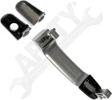 APDTY 93123 Exterior Door Handle Rear LH  Chrome, w/Pearl Coat