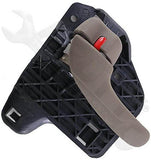 APDTY 93133 Interior Door Handle Front LH, Rear LH Charcoal Gray