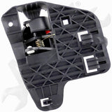 APDTY 93134 Interior Door Handle Front RH, Rear RH Gray