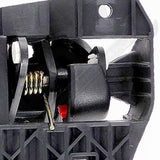 APDTY 93134 Interior Door Handle Front RH, Rear RH Gray