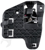 APDTY 93135 Interior Door Handle Front LH, Rear LH Gray