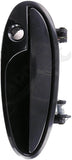 APDTY 93136 Exterior Door Handle Front RH Smooth Black /Keyhole