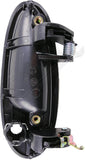 APDTY 93136 Exterior Door Handle Front RH Smooth Black /Keyhole