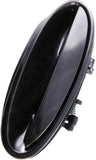 APDTY 93139 Exterior Door Handle Rear LH Smooth Black