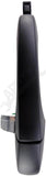 APDTY 93140 Exterior Door Handle Front LH Black Textured No Thatchum Alarm