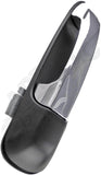 APDTY 93143 Exterior Door Handle Front RH, Rear RH Black, Chrome
