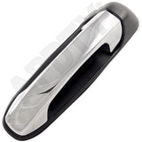 APDTY 93144 Exterior Door Handle Front LH, Rear LH Black, Smooth